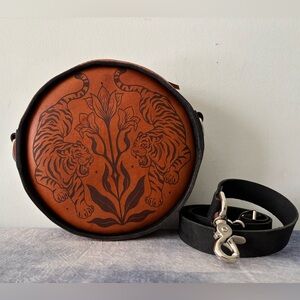 Broke In Hearted Leather Rebel Circle Bag